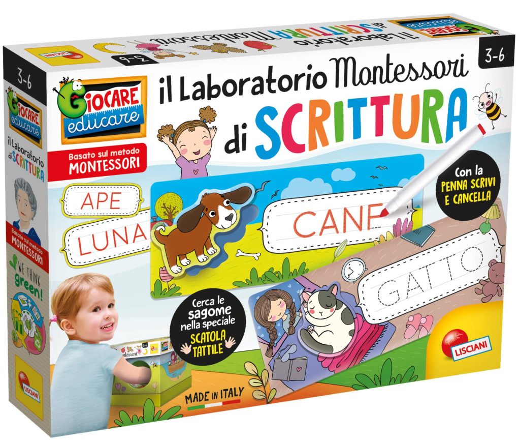 Laboratorio di scrittura Montessori